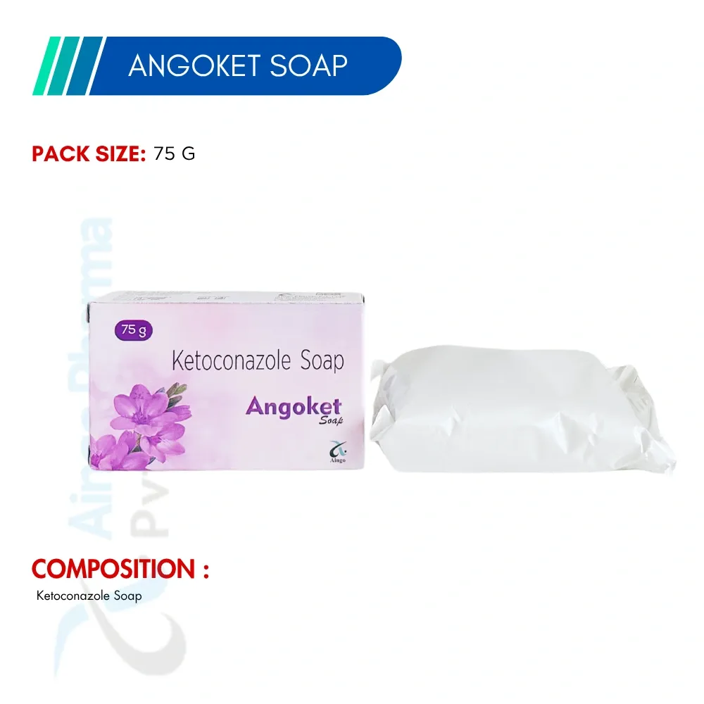 ANGOKET – Ketoconazole 75mg Soap