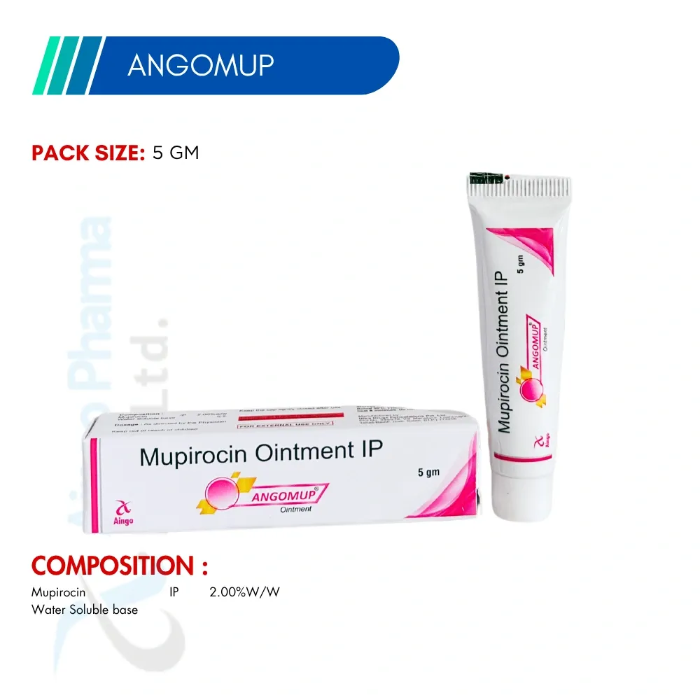 ANGOMUP – Mupirocin 2.0% w/w Cream