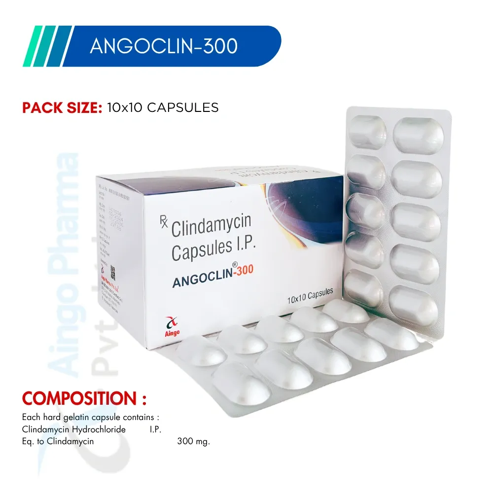 ANGOCLIN-300 – Clindamycin 300mg Capsules