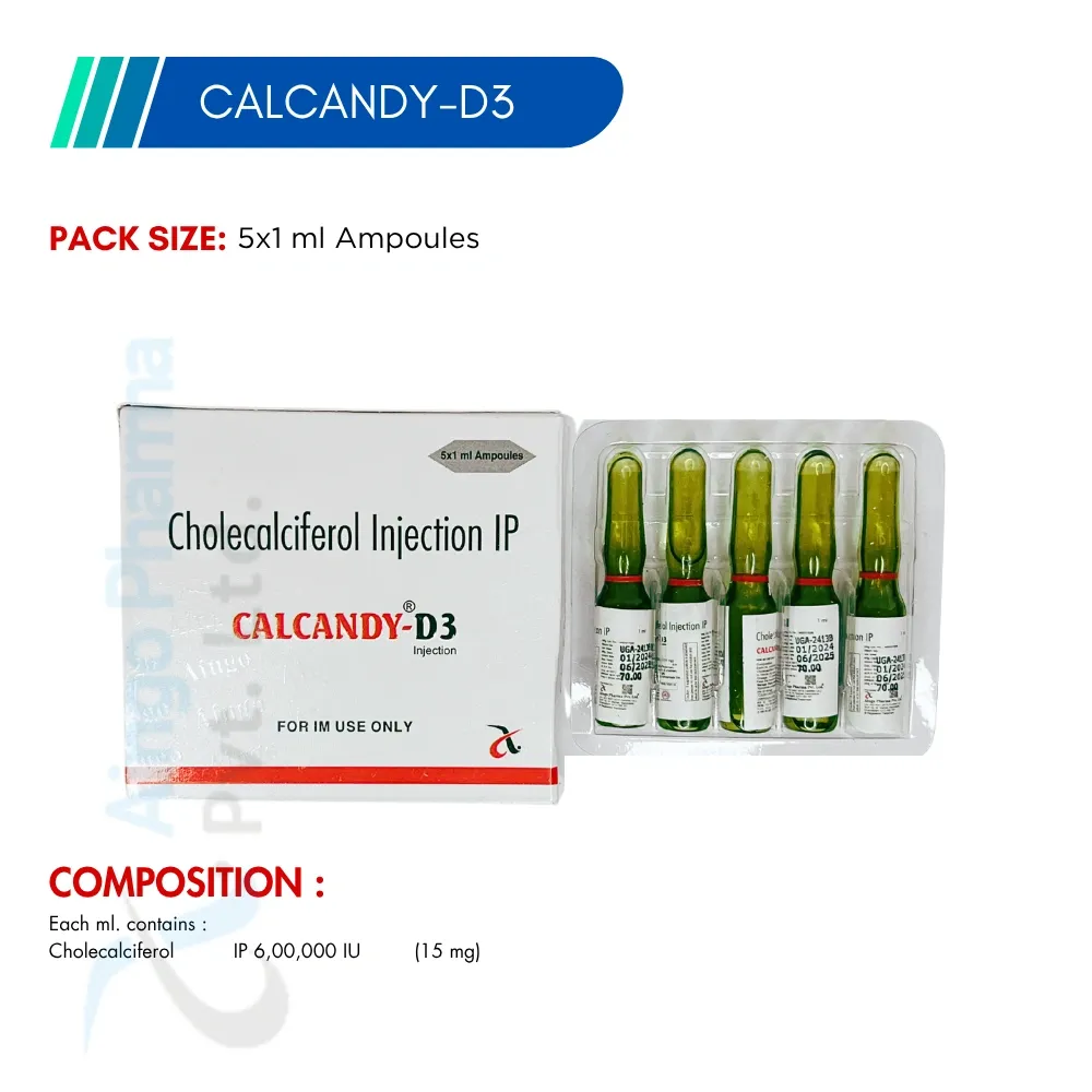 CALCANDY-D3 – Cholecalciferol 600000 I.U. 15mg
