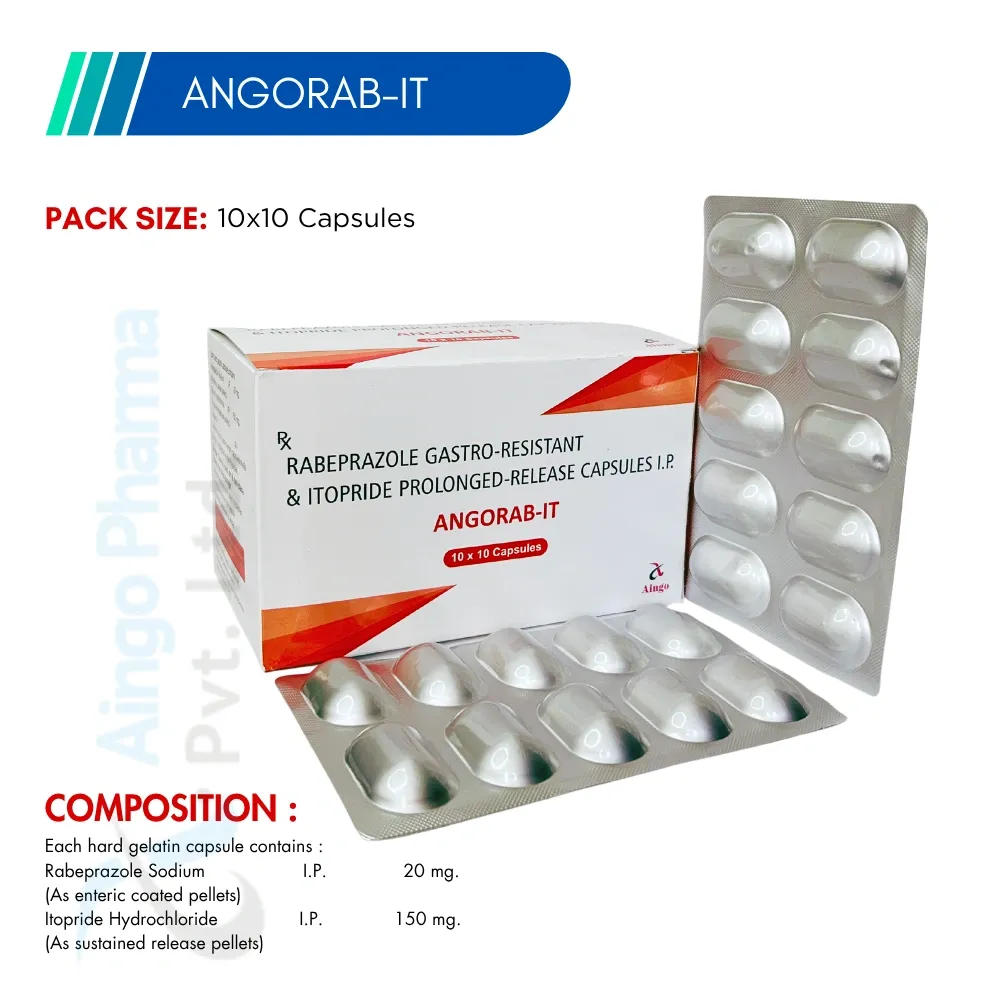 ANGORAB-IT – Rabeprazole 20mg & Itopride 150mg Capsules
