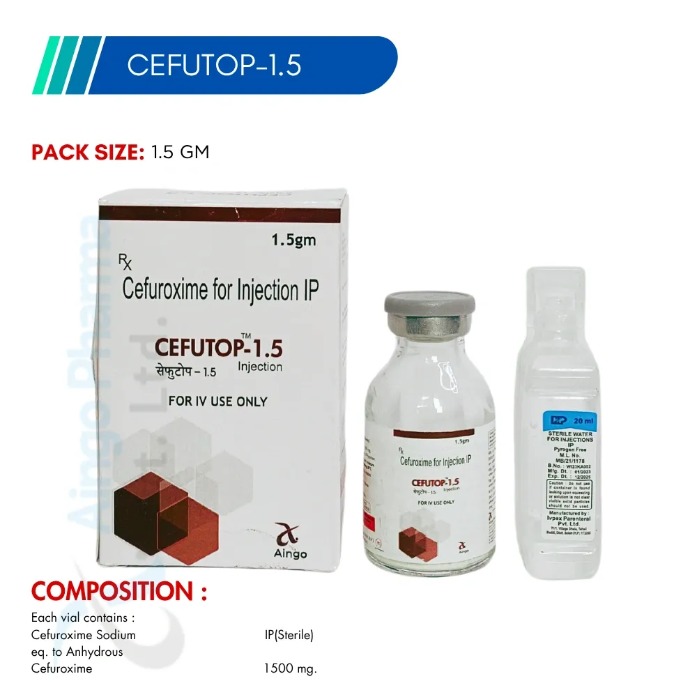 Cefutop‑1.5 – Cefuroxime for Injection I.P. 1.5 g