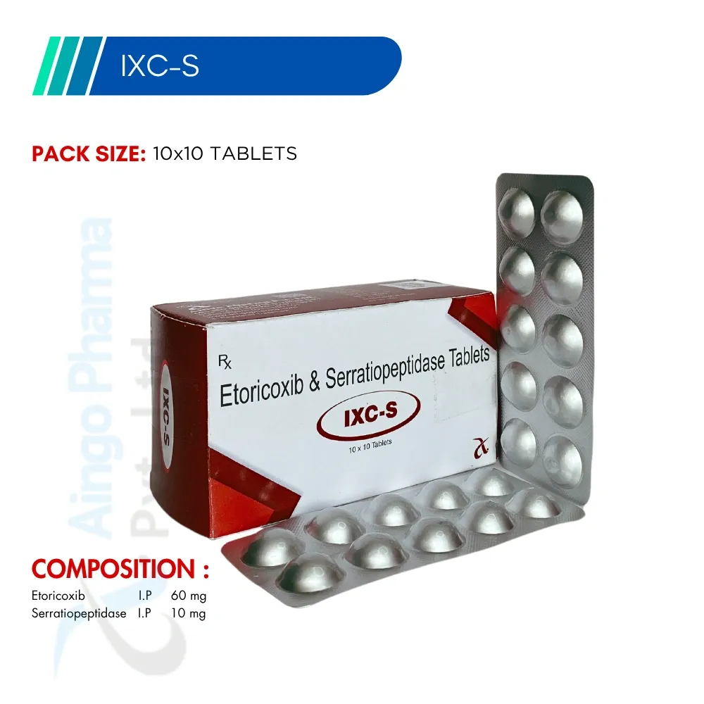 IXC-S Etoricoxib & Serratiopeptidase Tablets
