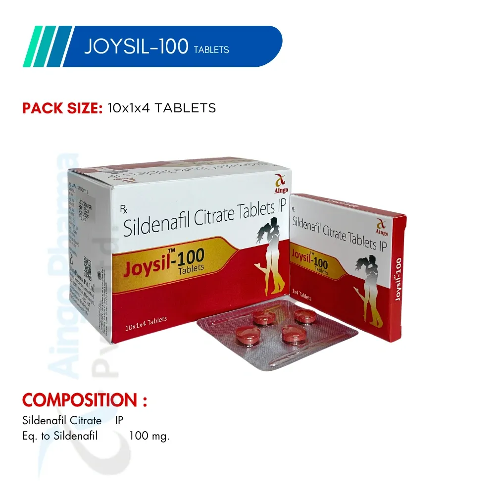 JOYSIL-100 – Sildenafil Citrate 100mg Tablets