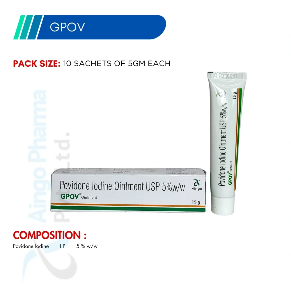 GPOV – Povidone Iodine 5.0% w/w Ointment