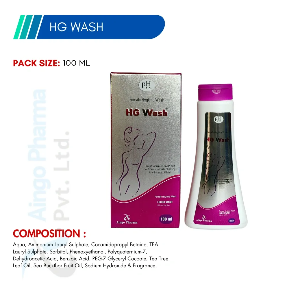 HG-WASH – Aloevera + Haldi + Glycerine + Lactic Acid + Sea Buckthorn + Perfume Etc. HG Was...