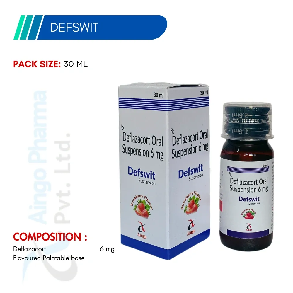 DEFSWIT – Deflazacort 6mg Syrup
