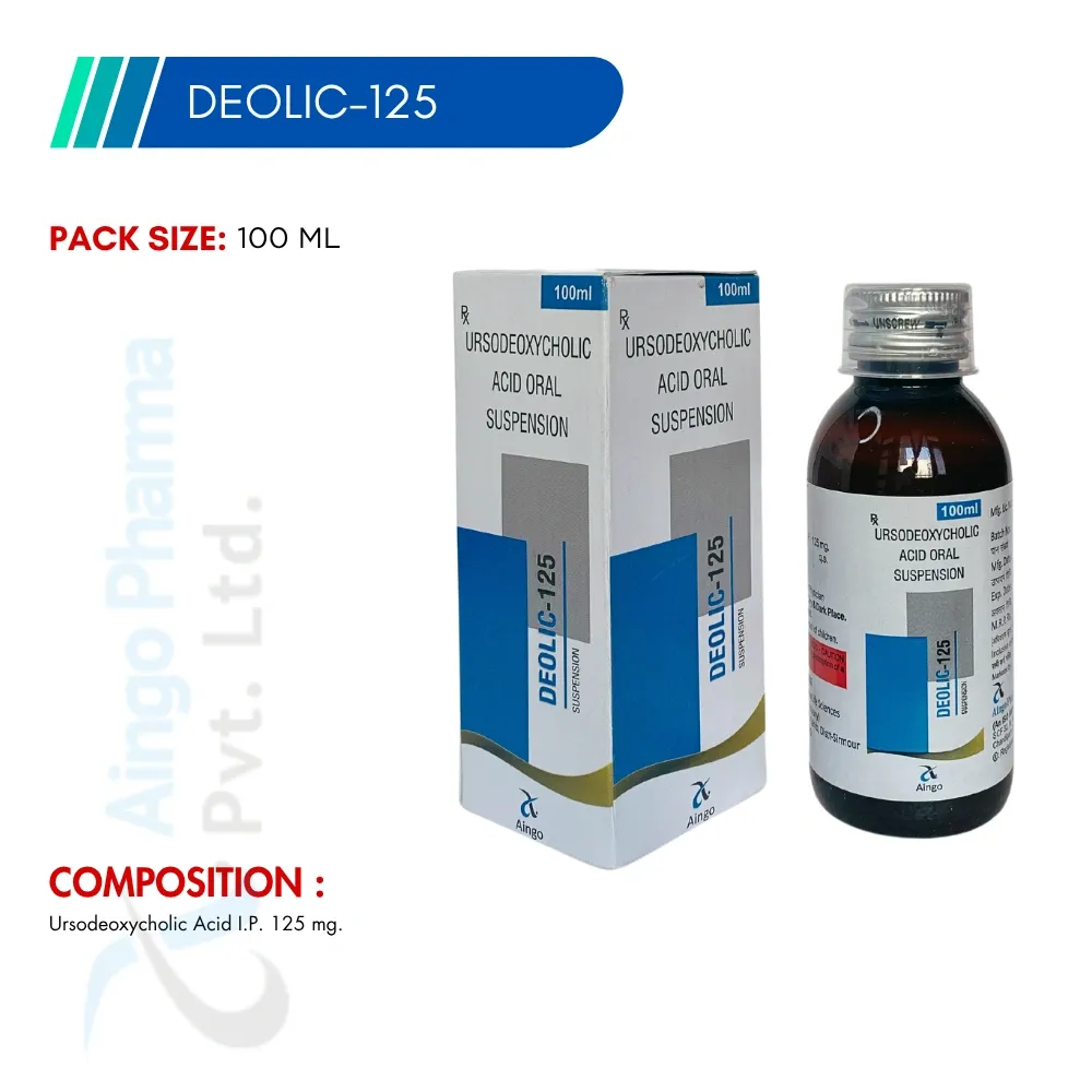 DEOLIC-125 – Ursodeoxycholic Acid 125mg Syrup