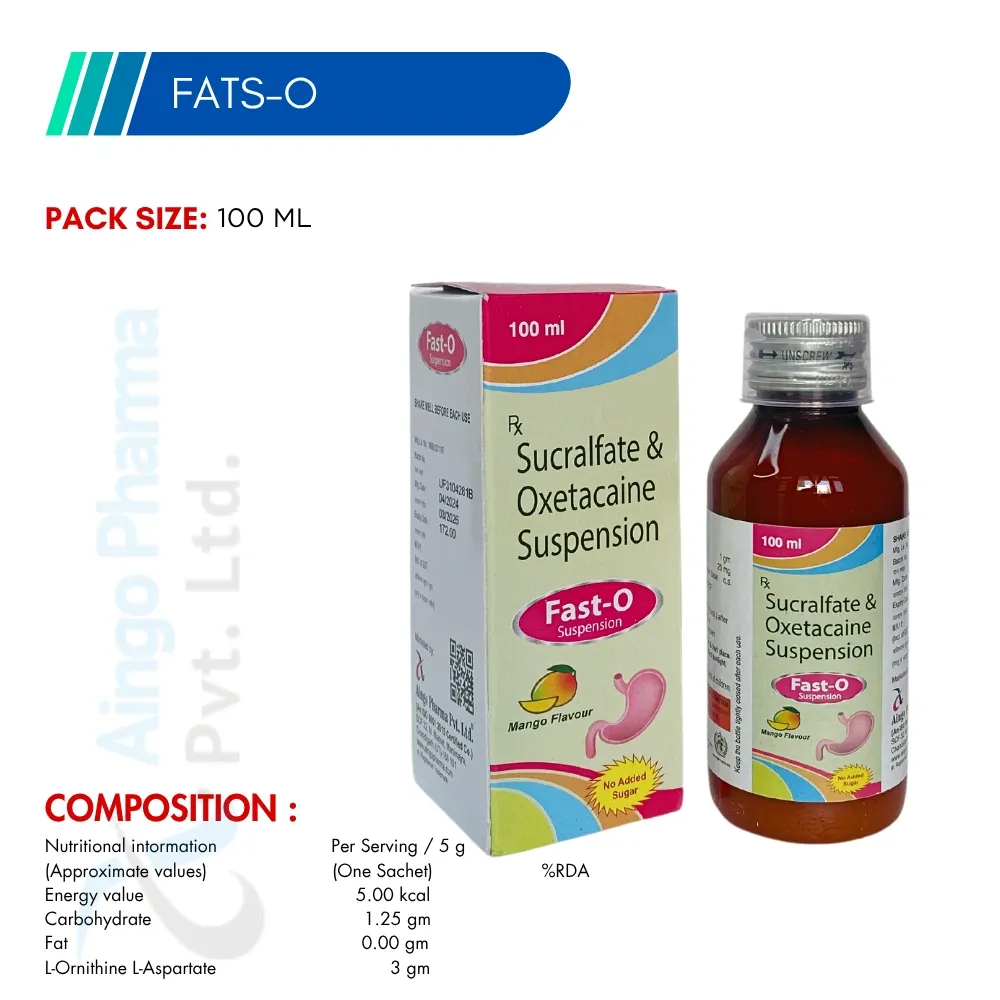 FATS-O Suspension for Acidity & Liver Support