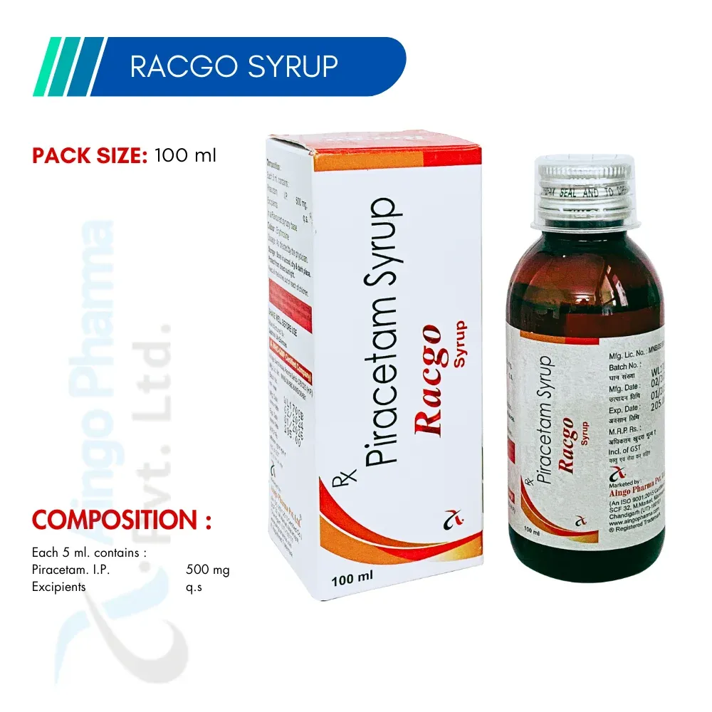RACGO – Piracetam 500mg Syrup