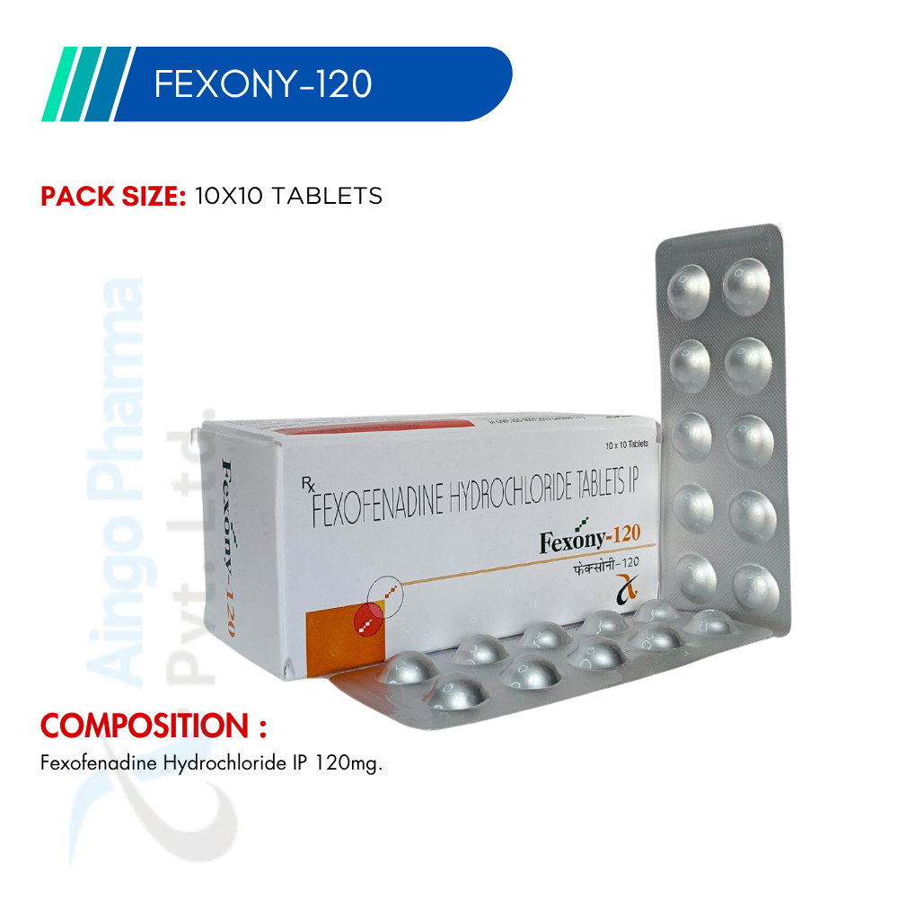 FEXONY-120 – Fexofenadine 120mg Tablets