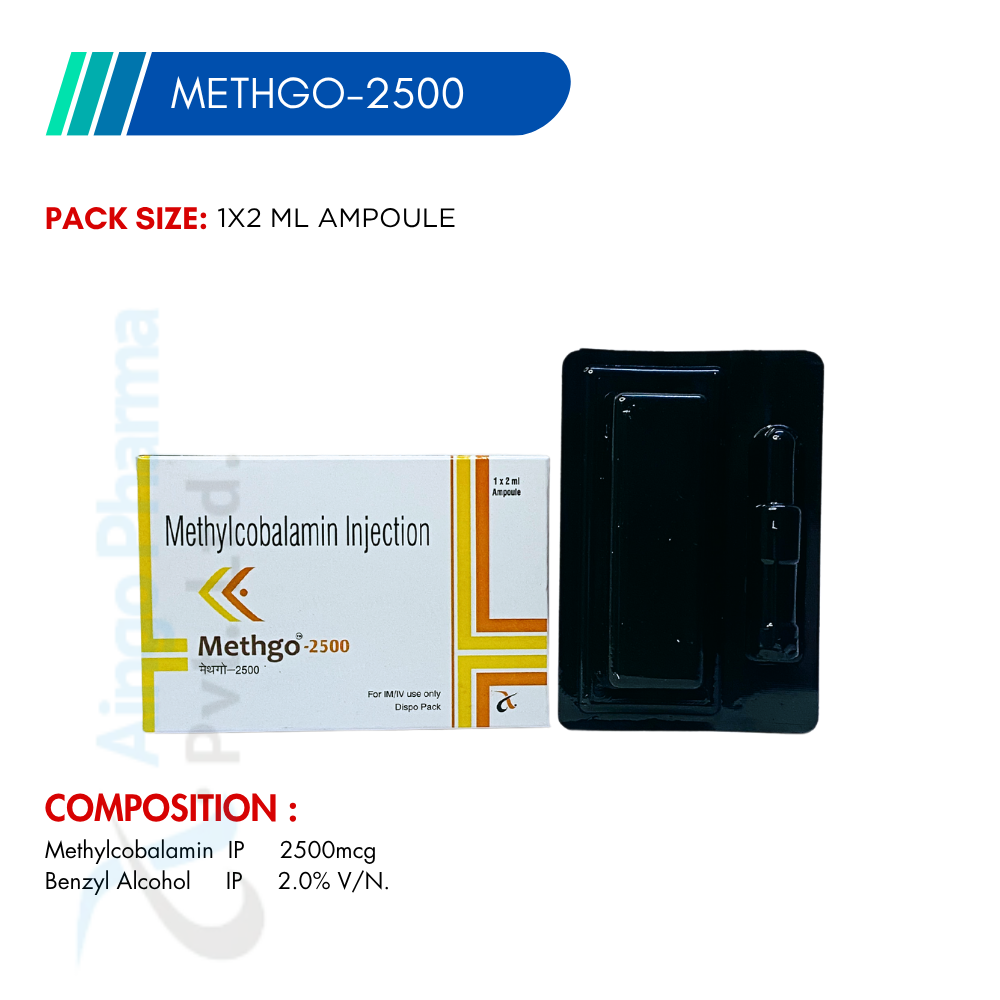 METHGO-2500 – Methylcobalamin 2500mcg