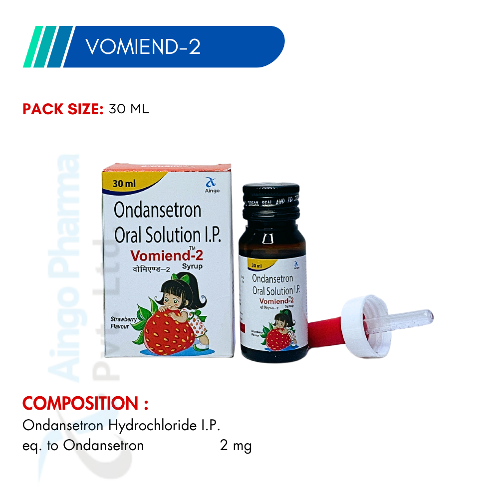 VOMIEND-2 – Ondansteron 2mg Syrup