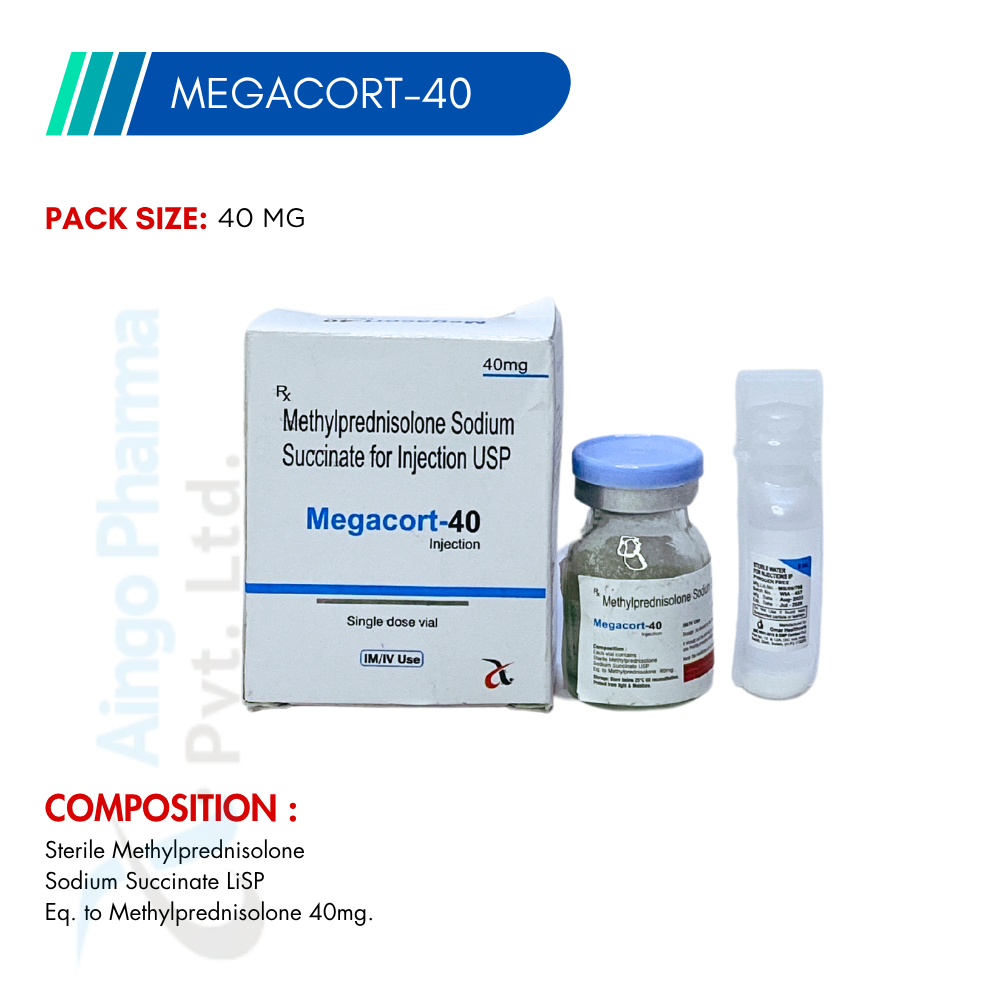 MEGACORT-40 – Methylprednisolone 40mg