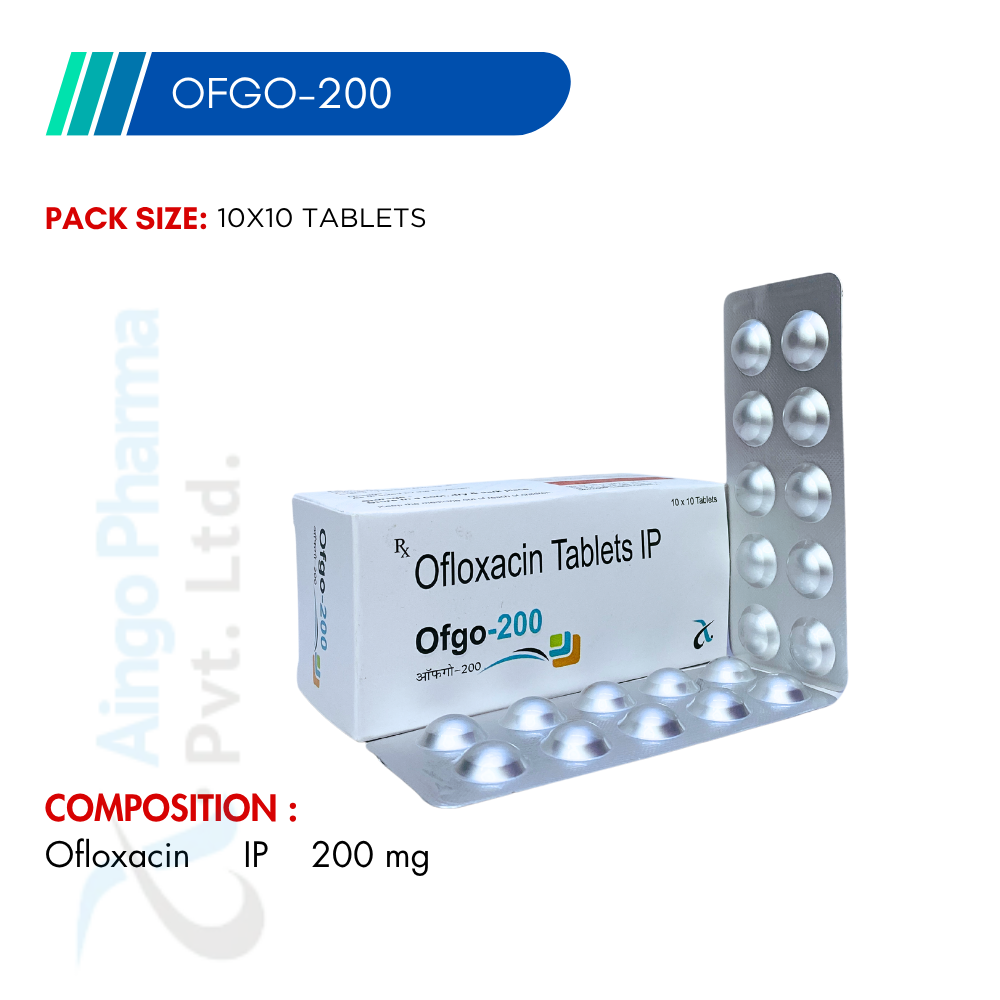 OFGO-200 – Ofloxacin 200mg Tablets