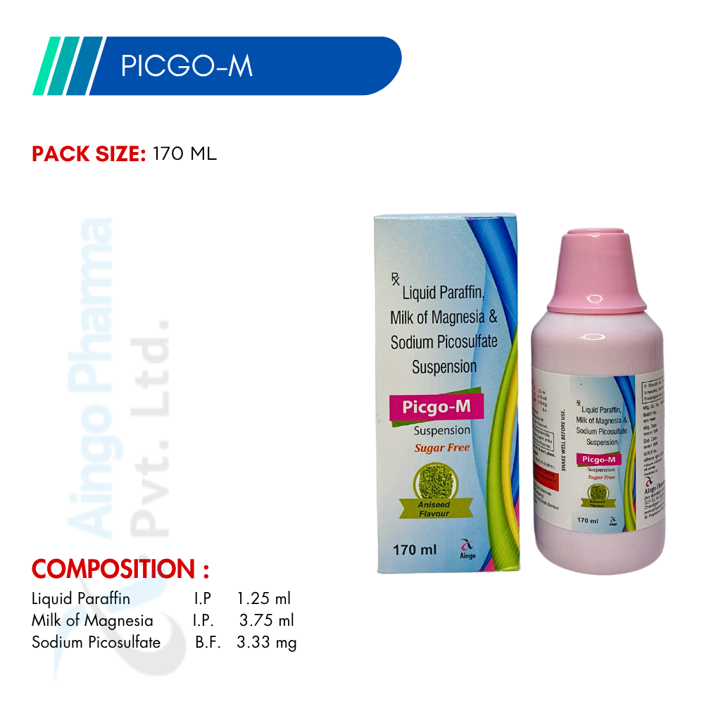 Picgo-M Constipation Relief Suspension | 170ml Sugar-Free