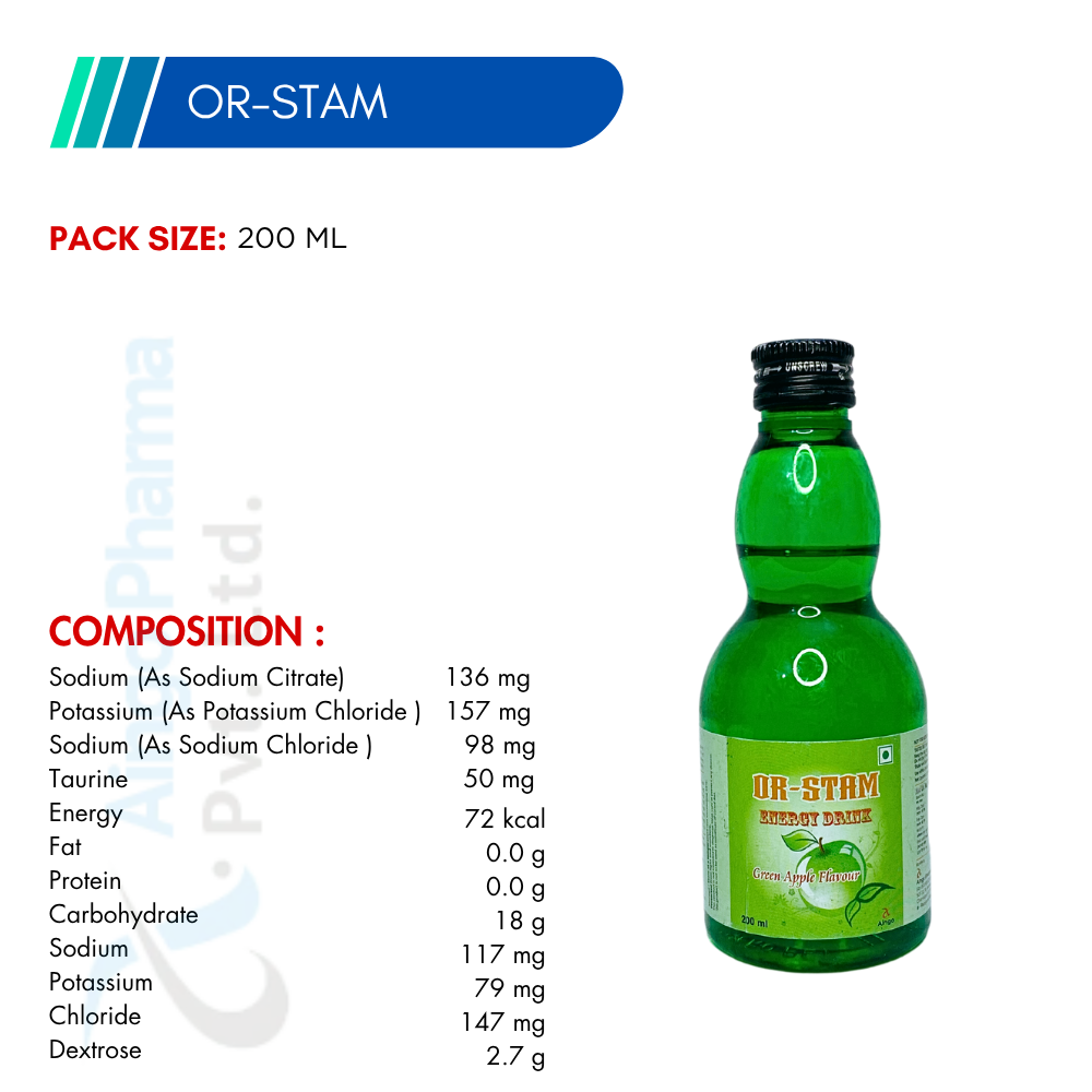 OR-STAM Electrolyte & Energy Drink |