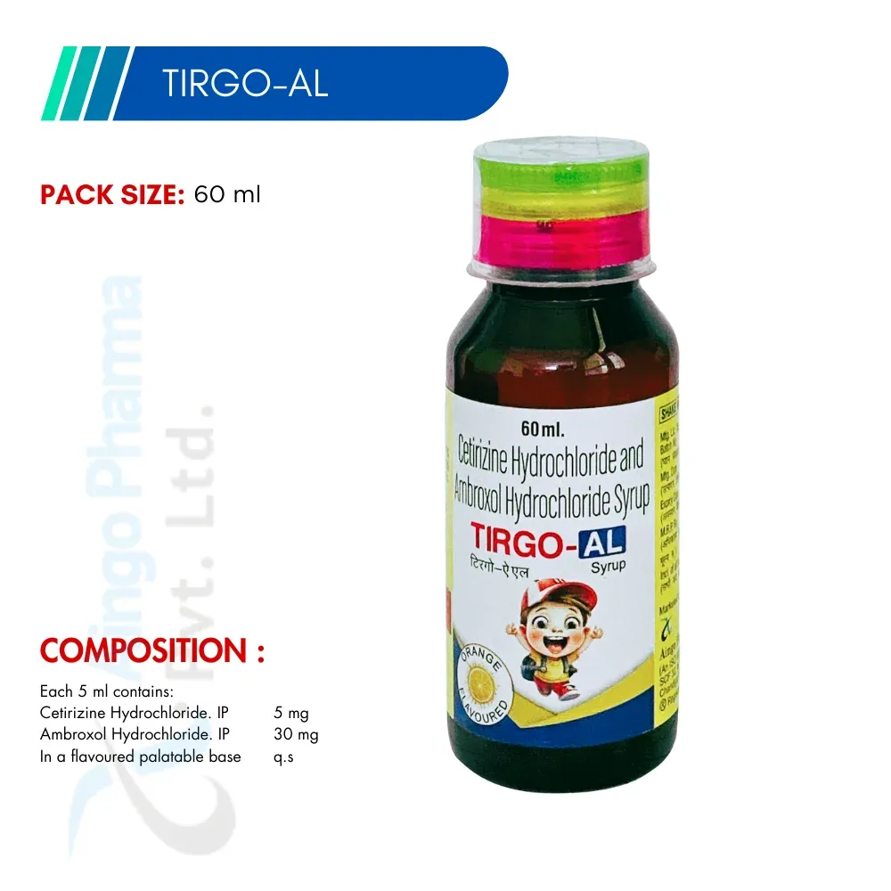 Cetirizine Hydrochloride & Ambroxol Hydrochloride Syrup