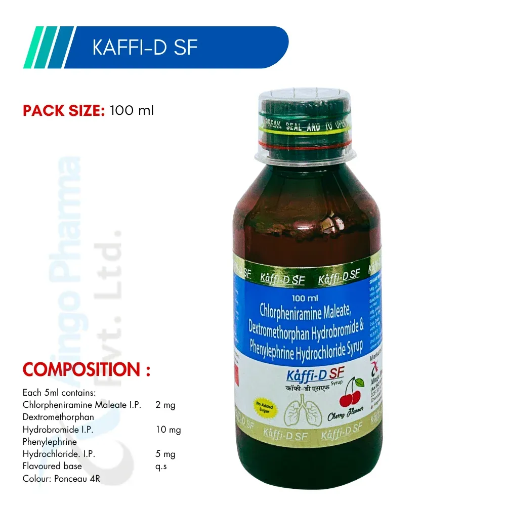 Chlorpheniramine Maleate, Dextromethorphan Hydrochloride & Phenylephrine Hydrochloride Syrup