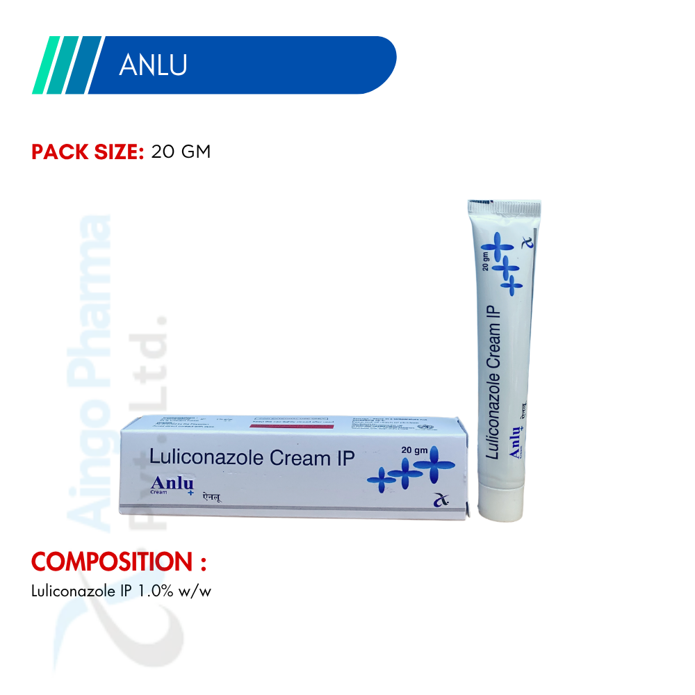 Anlu – Luliconazole Cream for Fungal Infections | 1% w/w | 20g
