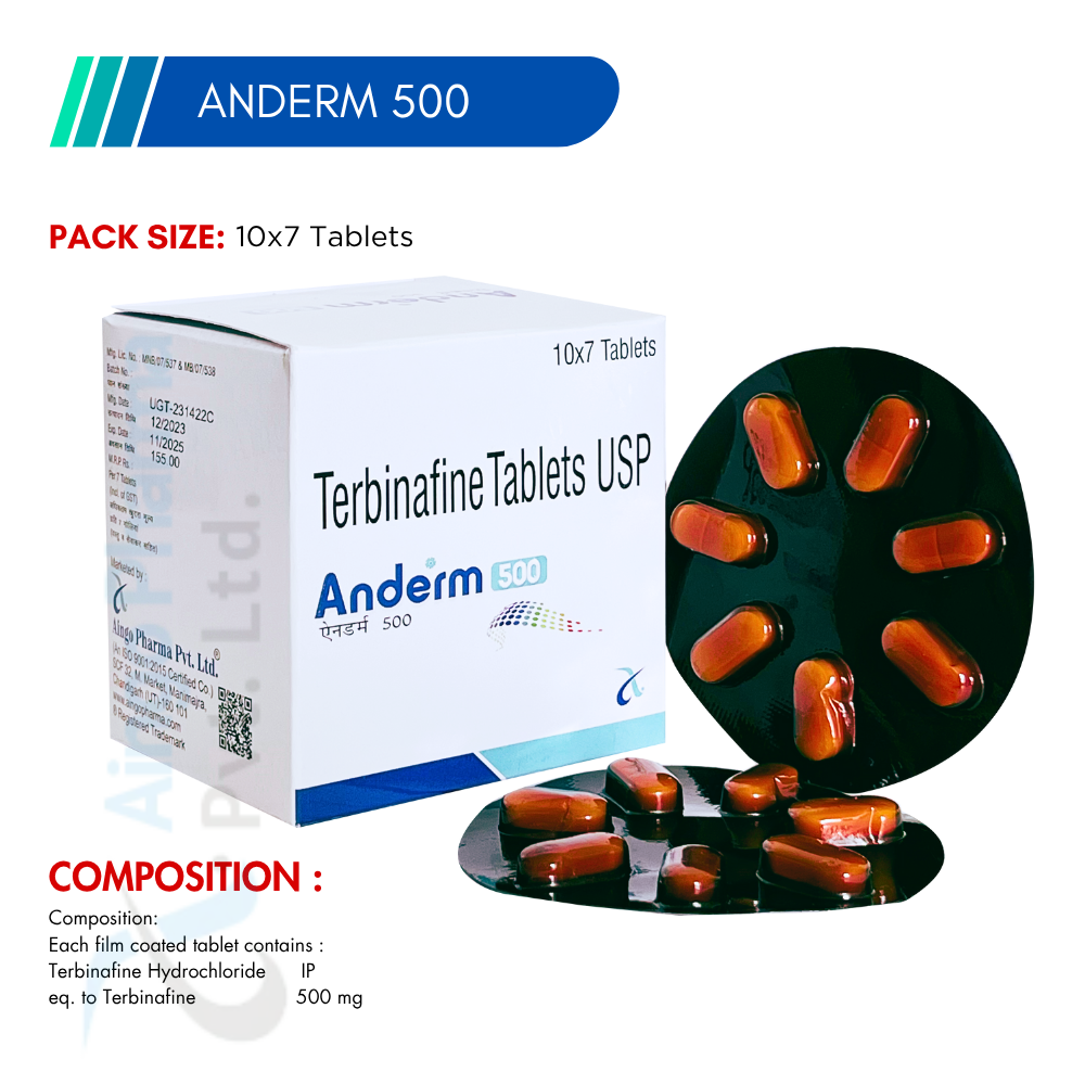 ANDERM-500 – Terbinafine 500mg Tablets