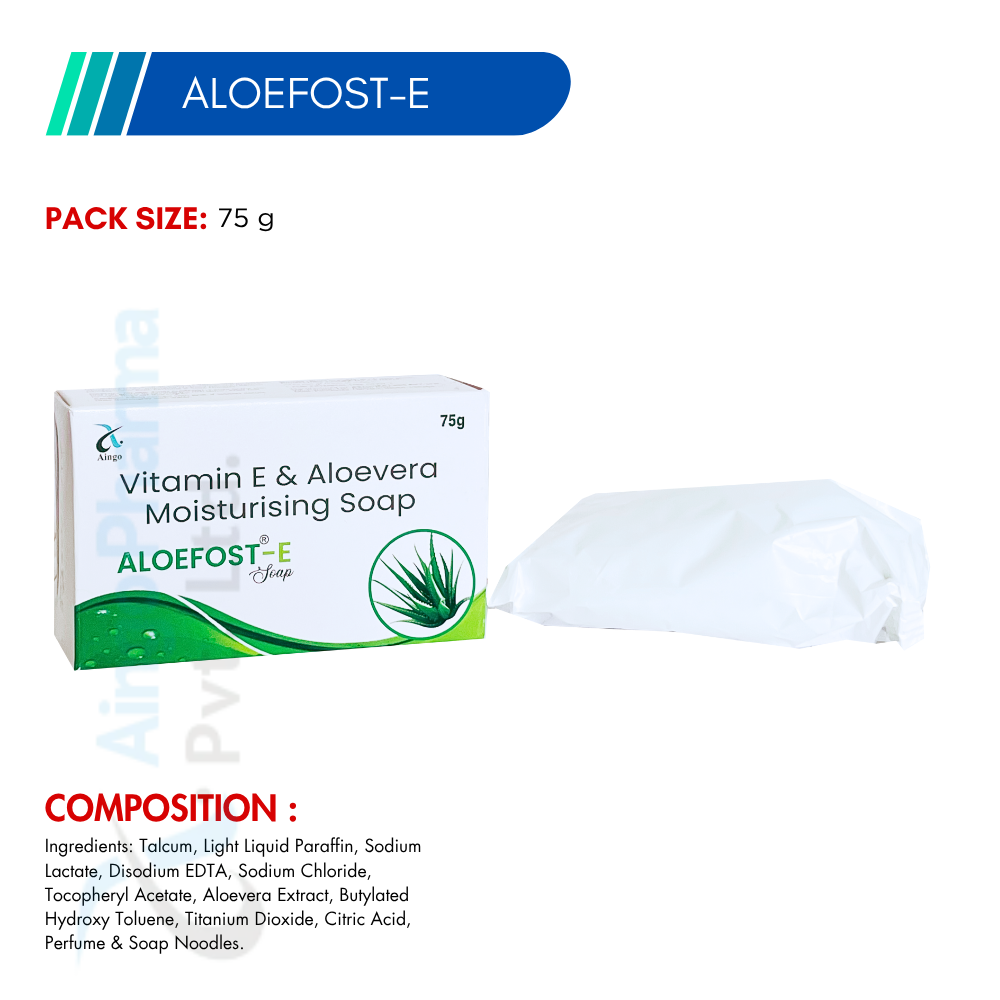 ALOEFOST-E – Aloe Vera + Vitamin E Soap