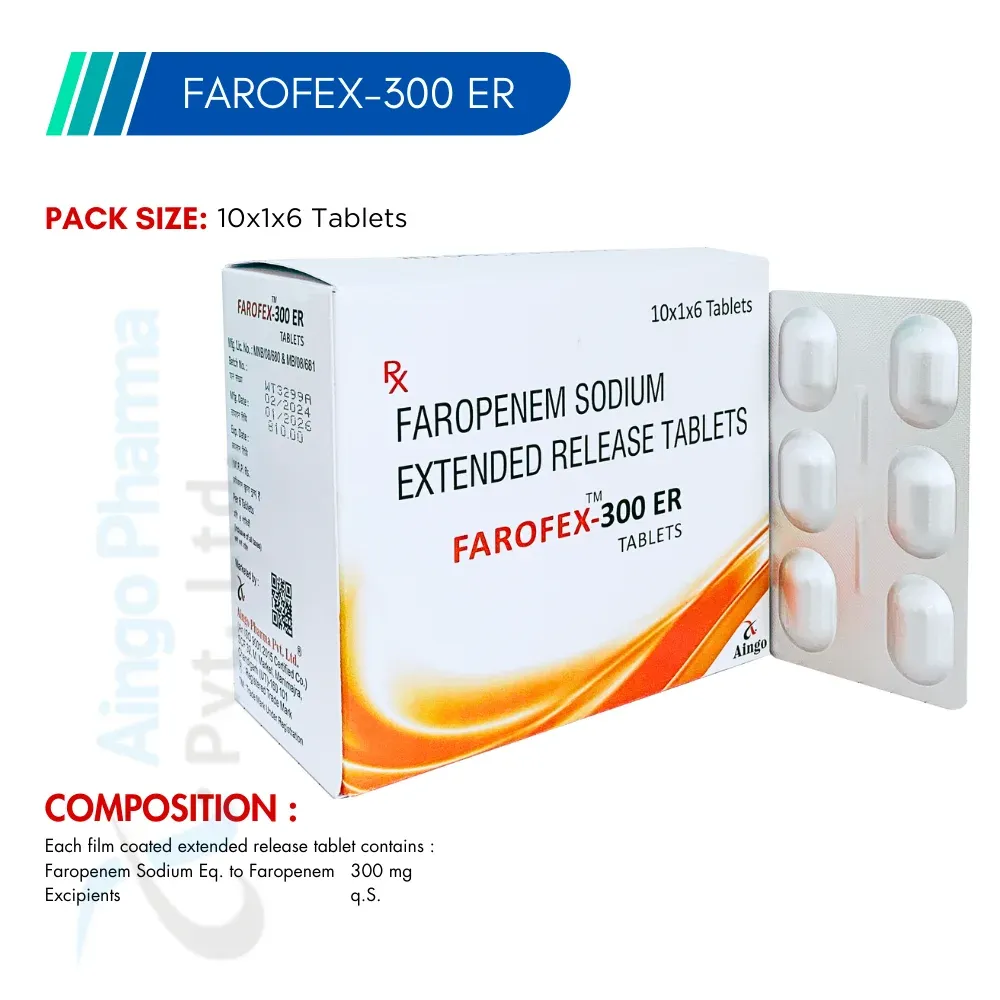 FAROFEX-300 ER – Faropenem 300mg Tablets