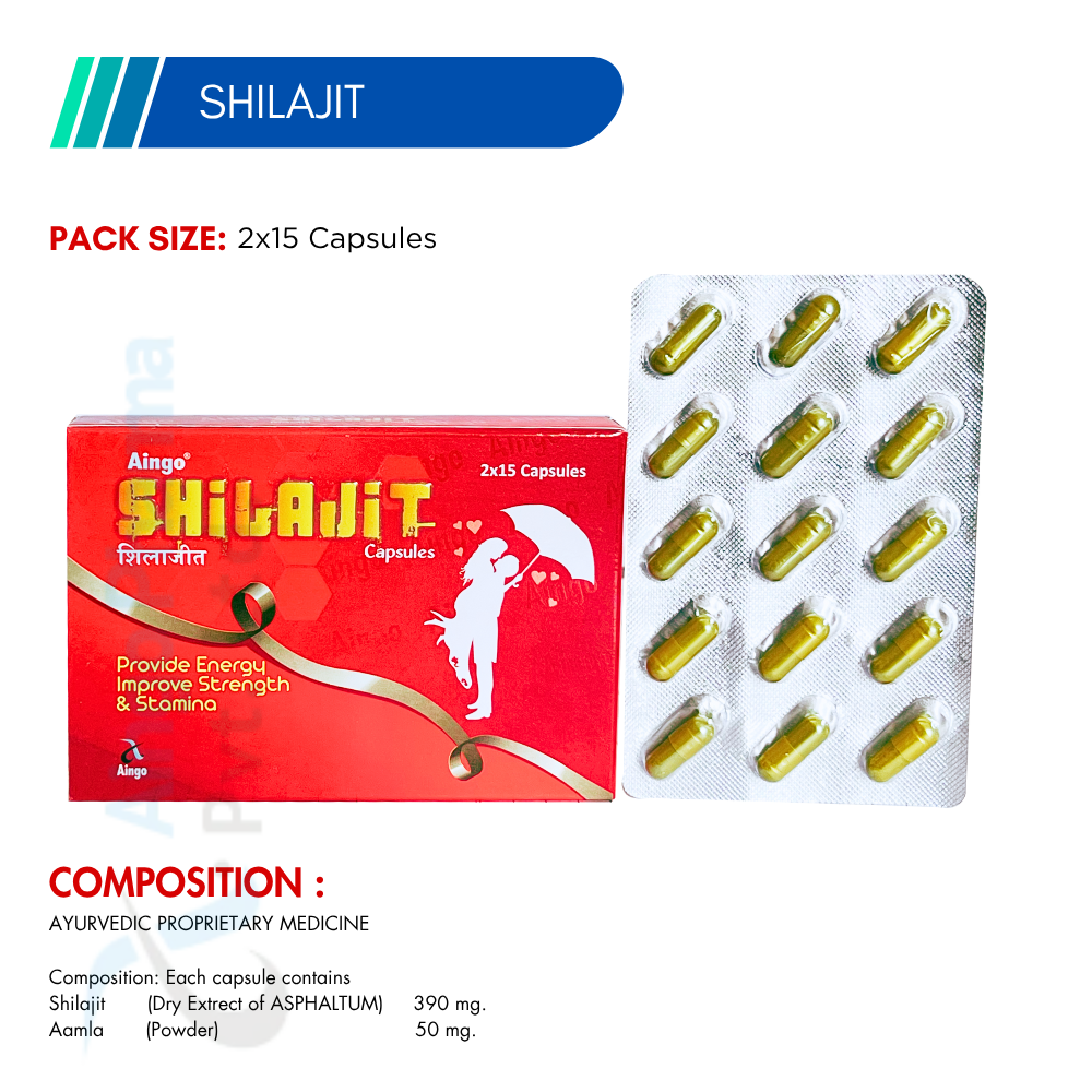 SHILAJIT | Ayurvedic Capsules for Strength, Energy & Stamina
