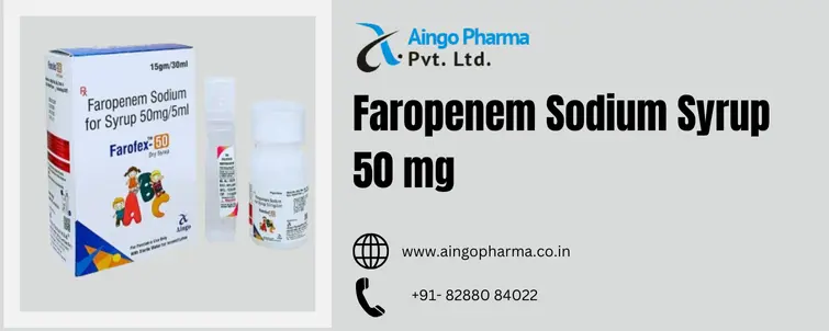 Faropenem Sodium Syrup 50 mg