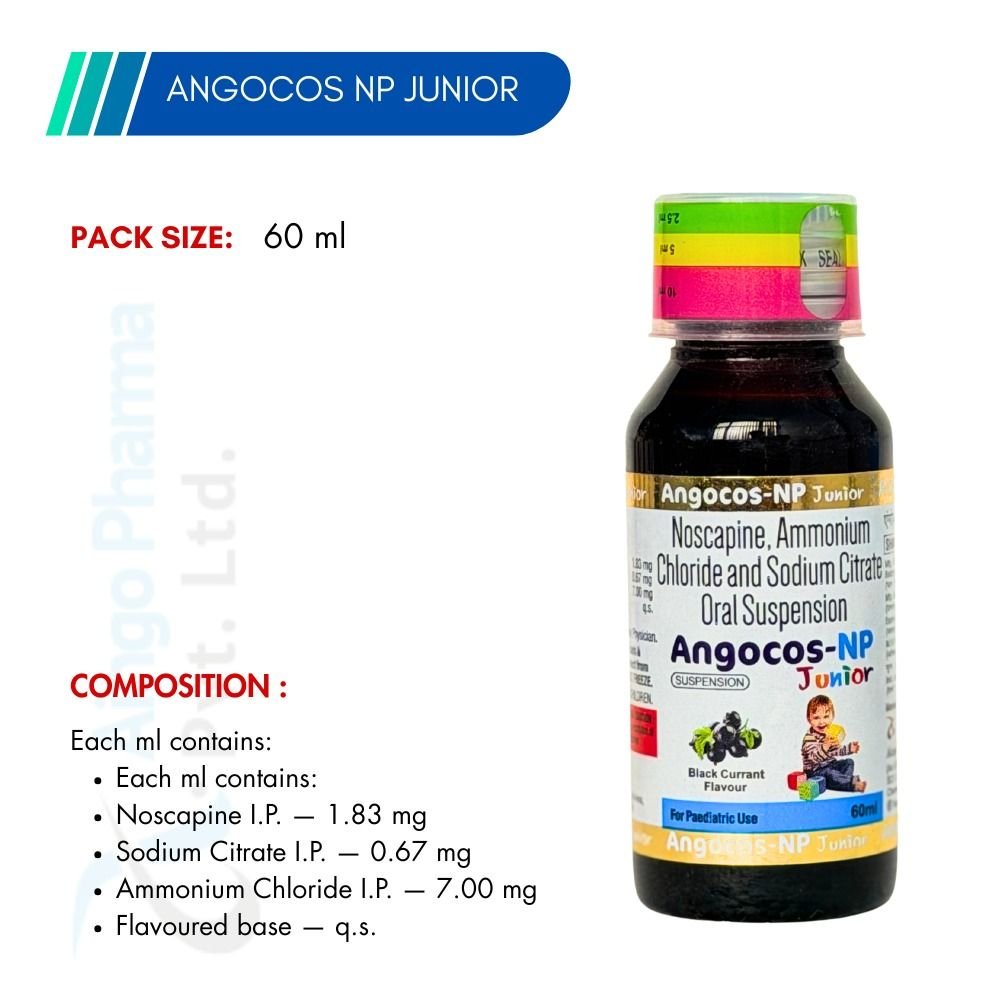 Noscapine, Ammonium Chloride Sodium Citrate Oral Suspension