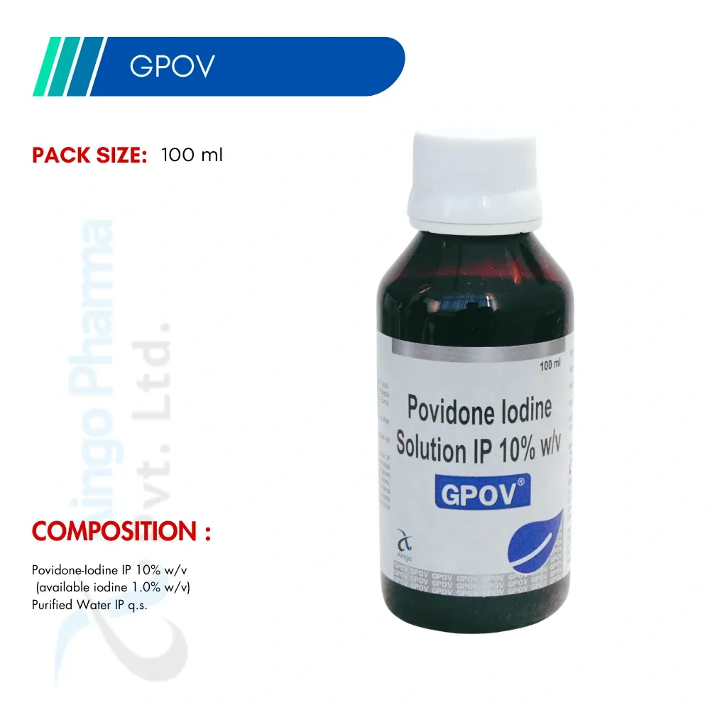 GPOV – Povidone Iodine 2.0% w/v Gargle