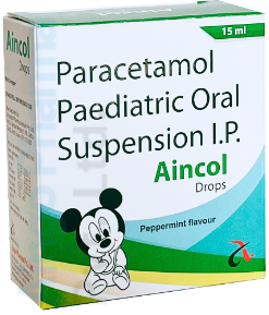 Paracetamol paediaric oral suspension ip