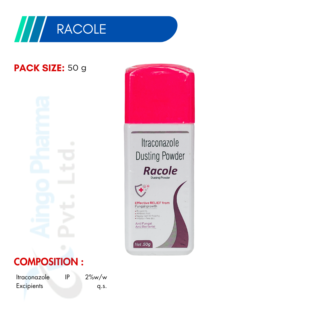 Racole Dusting Powder – Itraconazole Antifungal Powder 50g