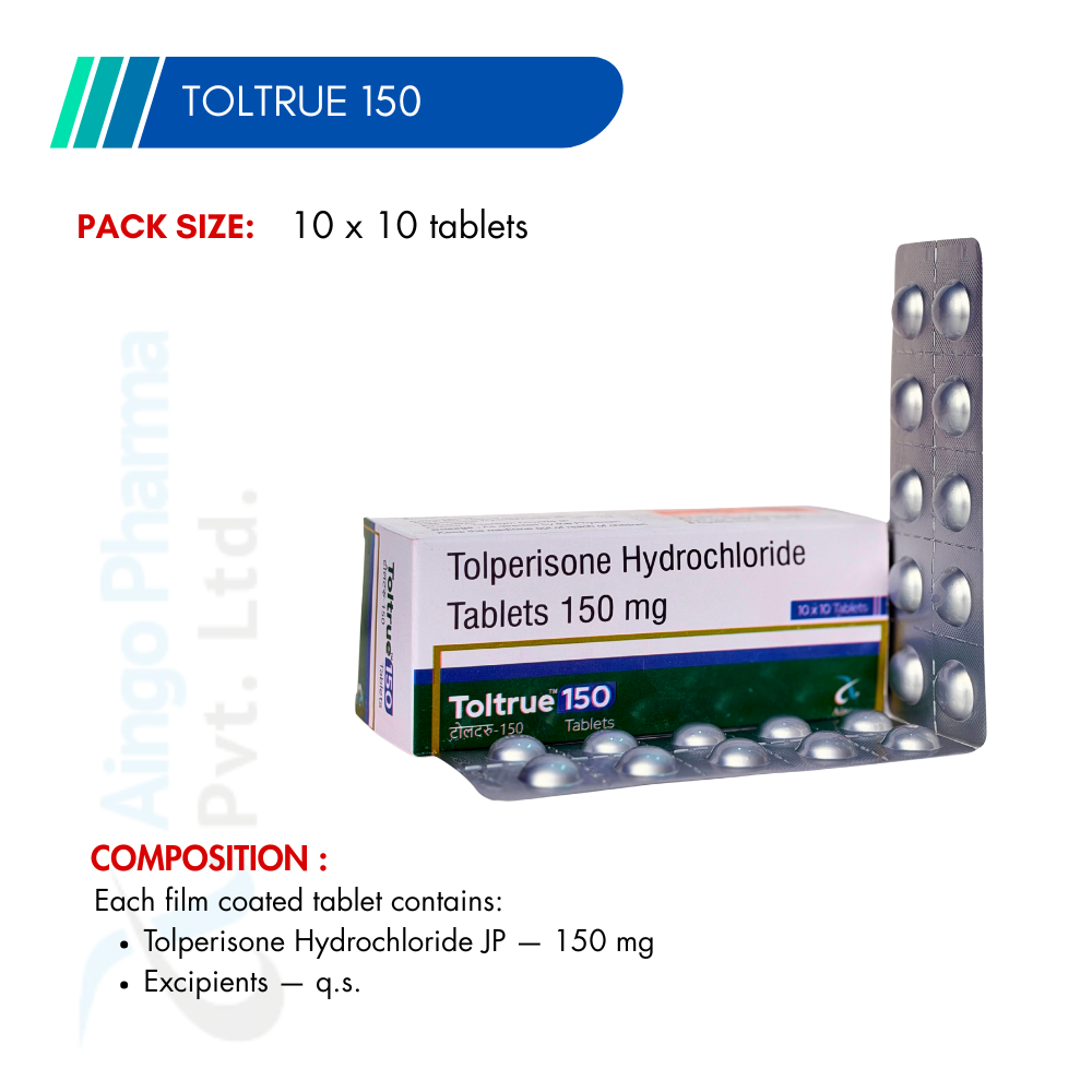Tolperisone Hydrochloride Tablets 150 mg