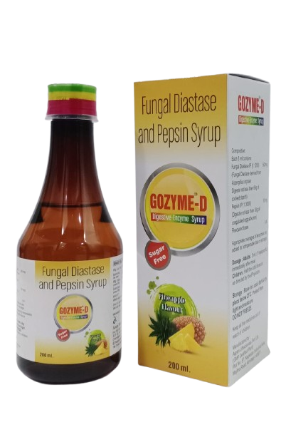 Digestive Enzyme Syrups in Drugs - GOZYME-D