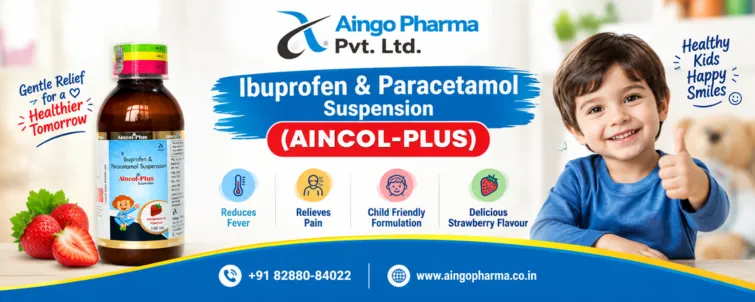 Ibuprofen and Paracetamol Suspension (AINCOL-PLUS)